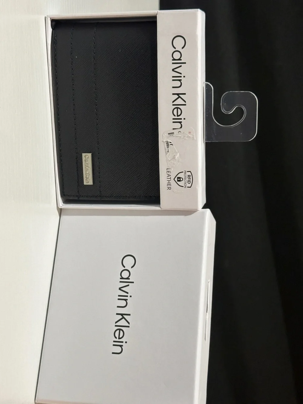 Men Calvin Klein Black Leather wallet